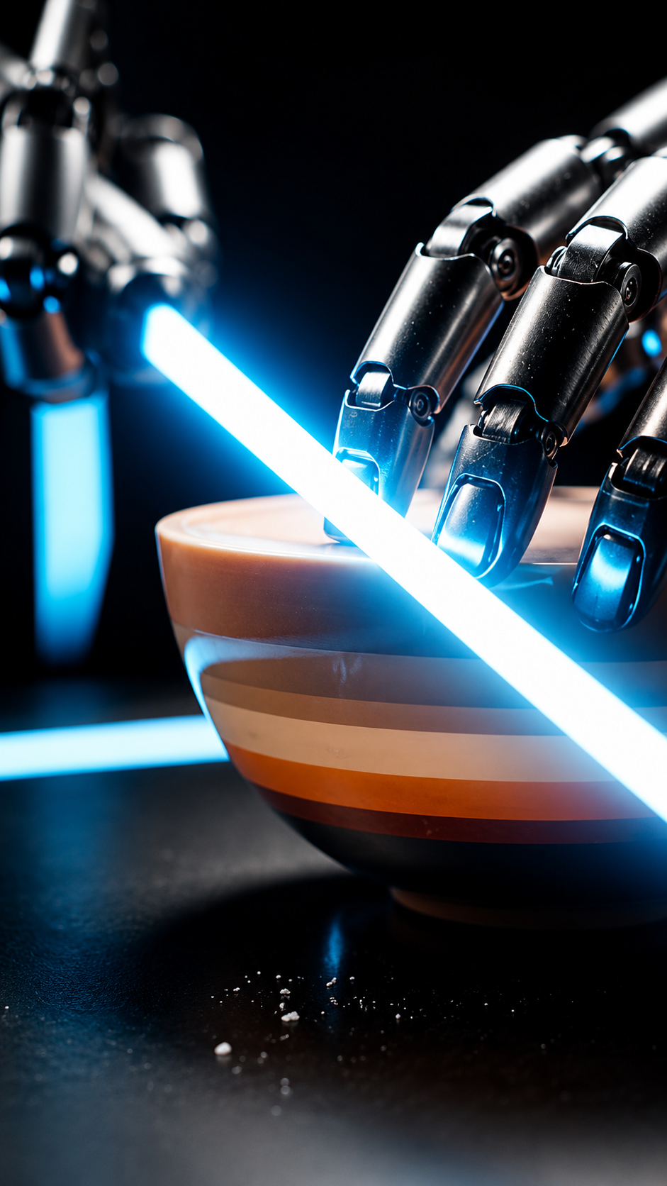 Robotic Macro Cutting Layered Plastic Bowl