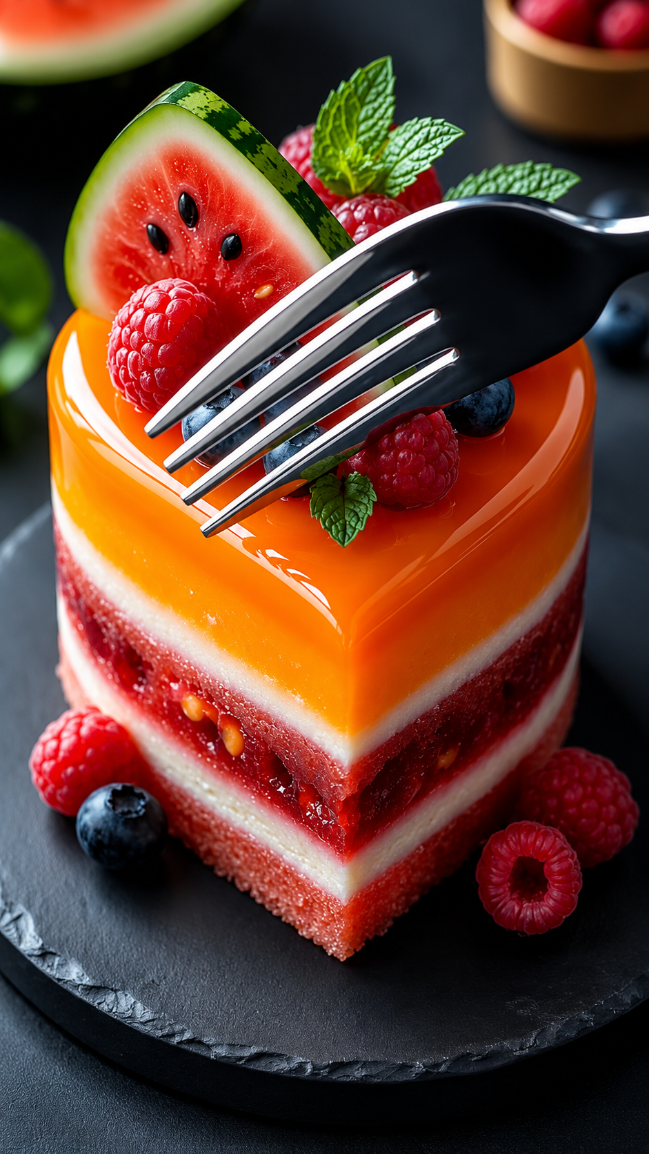 Oddly Satisfying Mirror Glaze Cake Cut