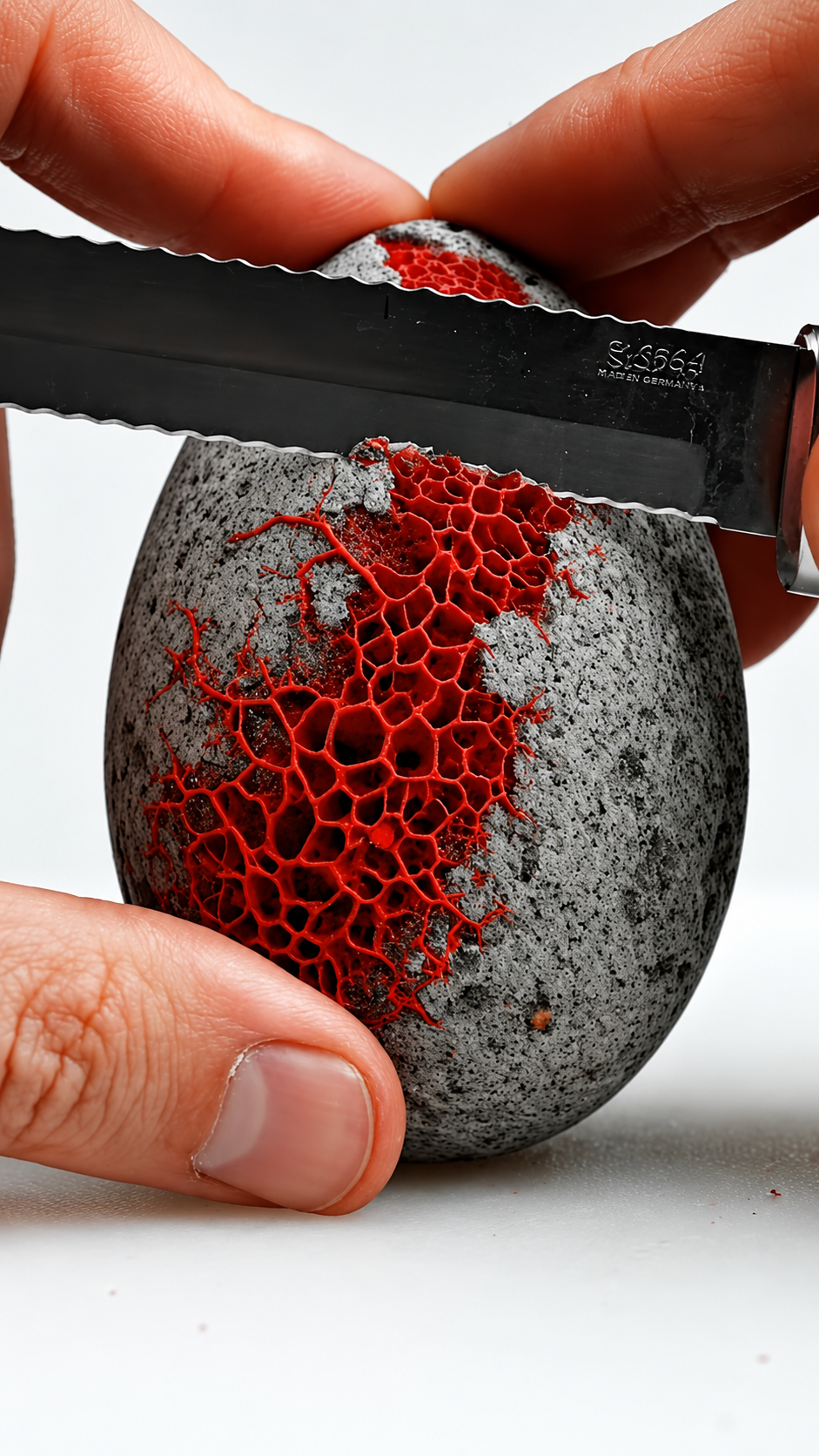 Ultra Macro Stone Cutting ASMR – Pure Crystal Layers