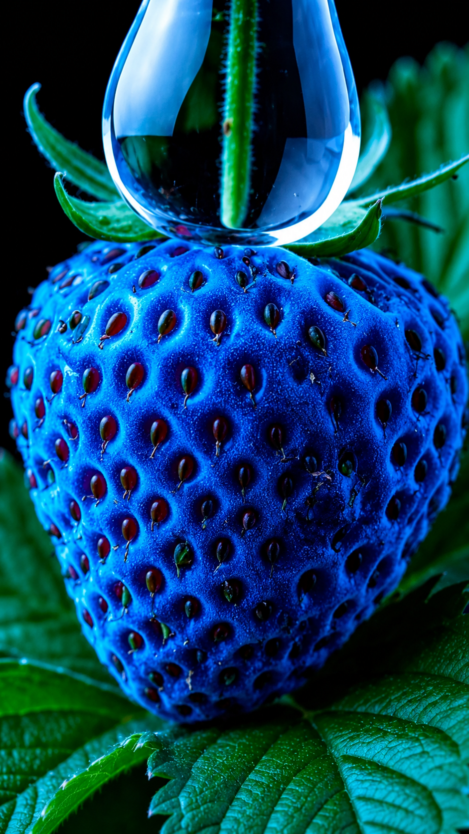 Electric Blue Strawberry Crush ASMR Magic