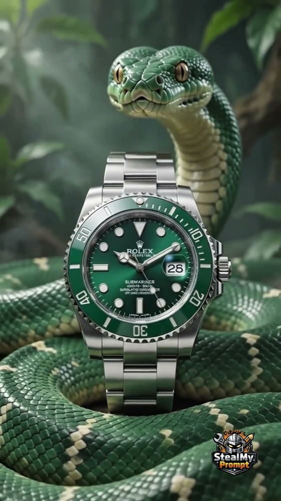 Frame from the Esso AI Show video: How to Make Luxury Watch Ads Using Google Gemini